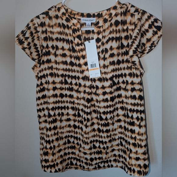 NWT, Calvin Klein Blouse ,S - Picture 1 of 5
